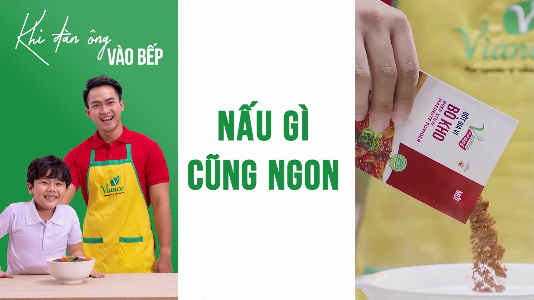 ĐÀN ÔNG VÀO BẾP NGẠI GÌ? - Vianco - Gia Vị Việt Ấn - Nguyên Liệu Thiên Nhiên